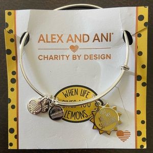 {Alex And Ani} Charity By Design Sunshine Charm Bracelet